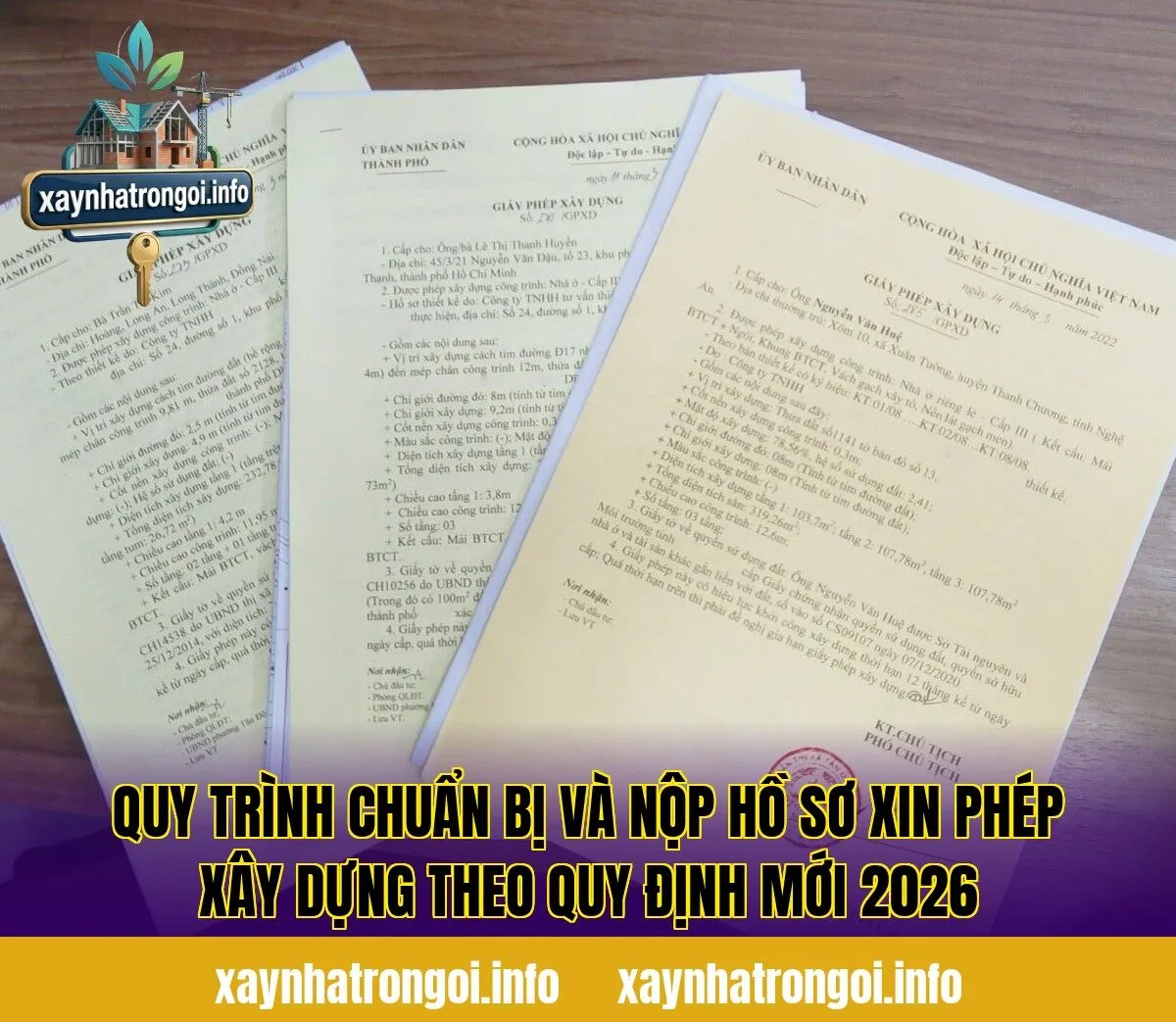 Quy trình chuẩn bị và nộp hồ sơ xin phép xây dựng theo quy định mới 2026