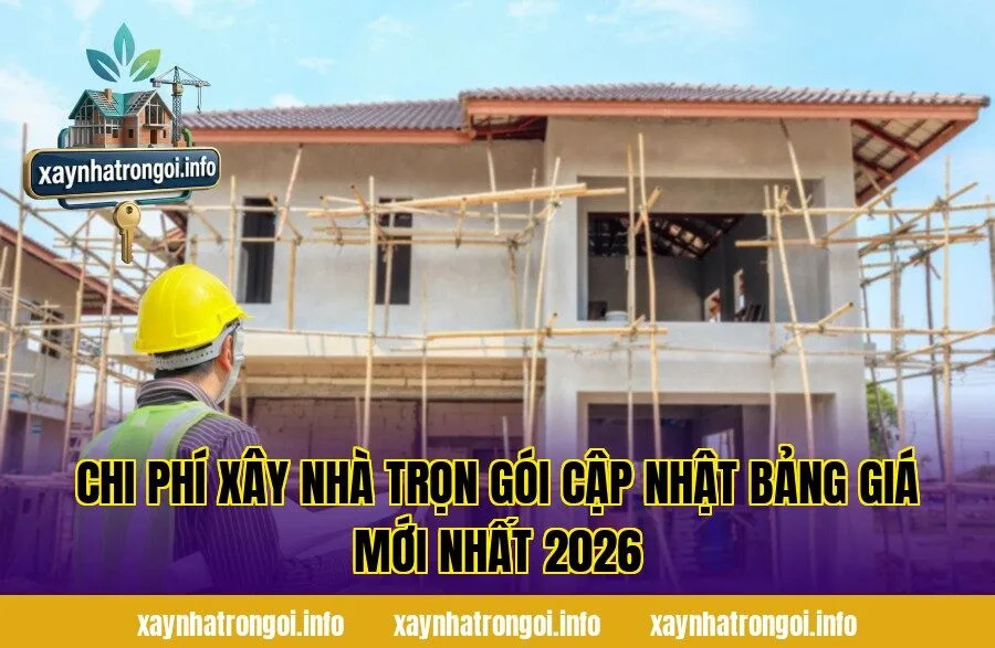 Chi Phí Xây Nhà Trọn Gói Cập Nhật Bảng Giá Mới Nhất 2026