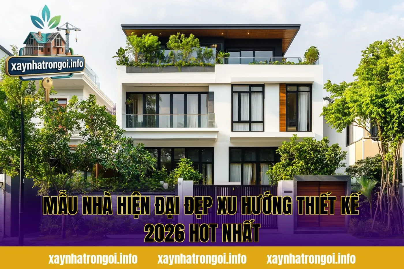 Mẫu Nhà Hiện Đại Đẹp Xu Hướng Thiết Kế 2026 Hot Nhất