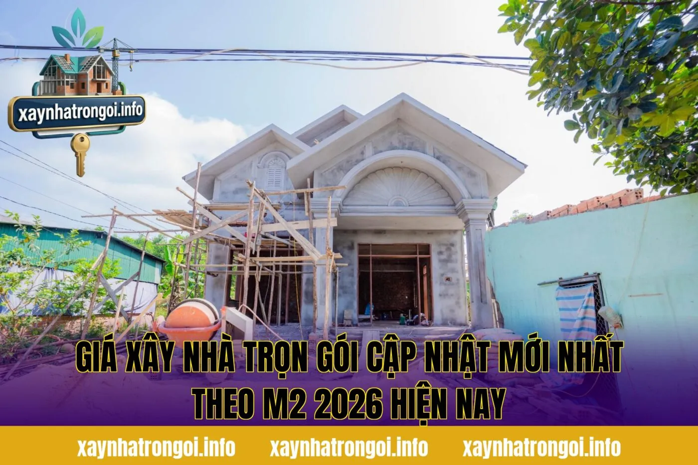 Giá Xây Nhà Trọn Gói Cập Nhật Mới Nhất Theo M2 2026 Hiện Nay